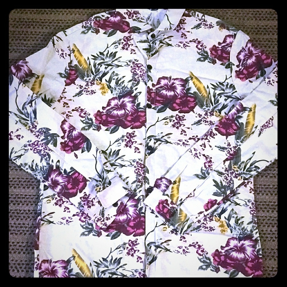 Men's Floral Designer Shirt